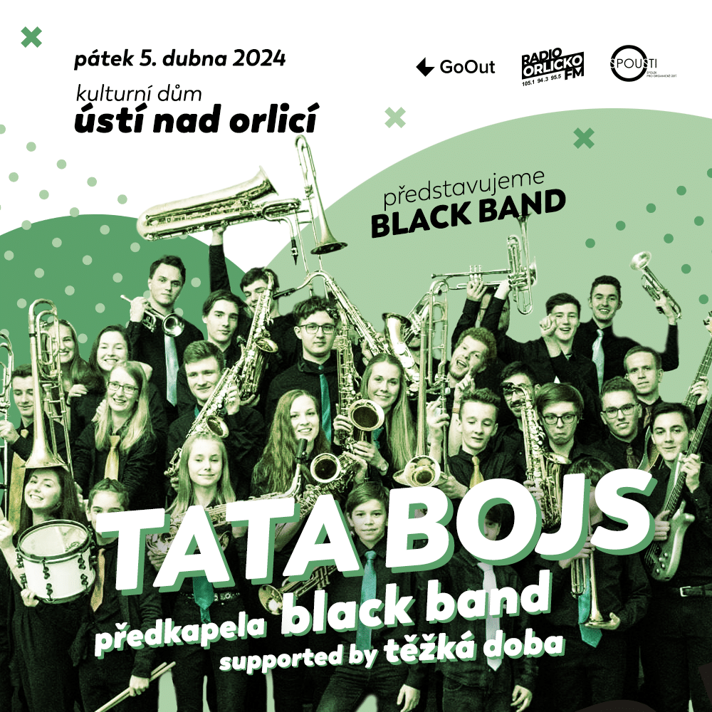 Jarní koncert Black Band a TATA BOJS