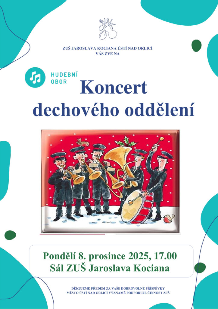 Koncert dechového oddělení