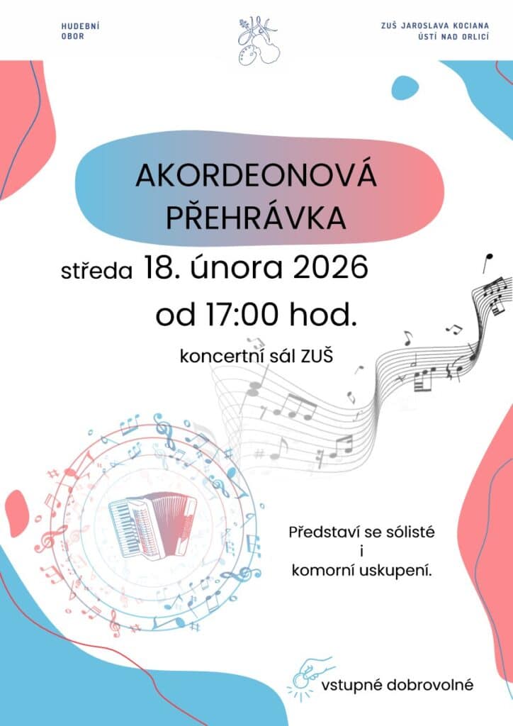 Koncert akordeonové třídy Lenky Lipenské