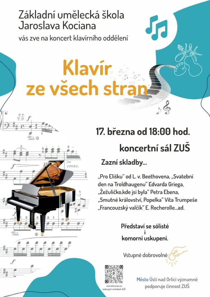 Koncert klavírního oddělení „Klavír ze všech stran“