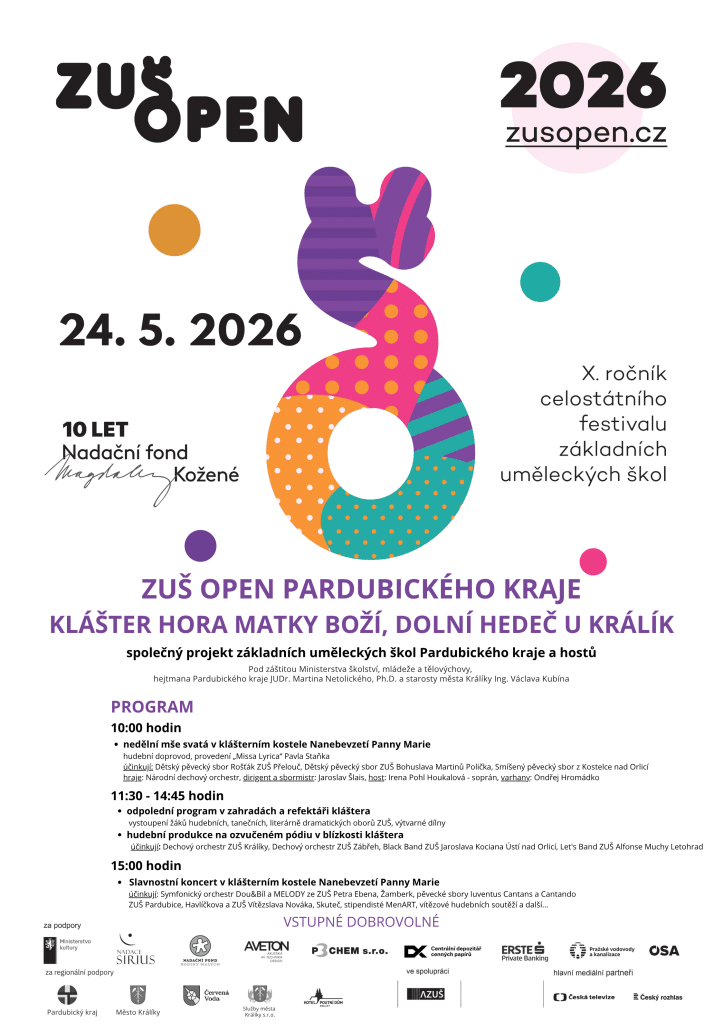 ZUŠ Open – KLÁŠTER HORA MATKY BOŽÍ