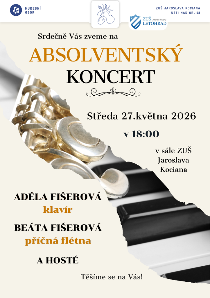 Absolventský recitál Adély a Beáty Fišerových
