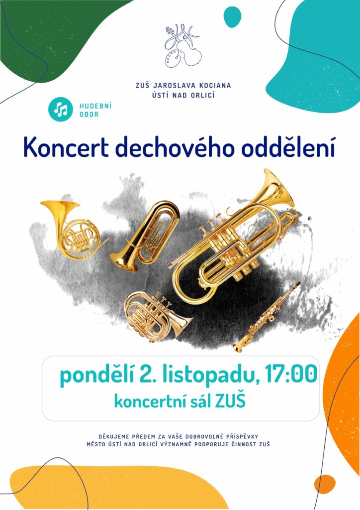 Koncert dechového oddělení